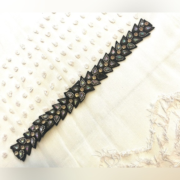 Natasha Couture Womens Beaded Stretch Belt SM 124410 - Picture 5 of 9